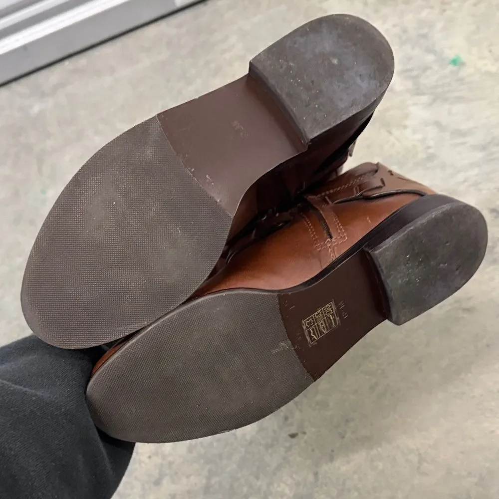 Tory Burch Chestnut Leather Tall Boots